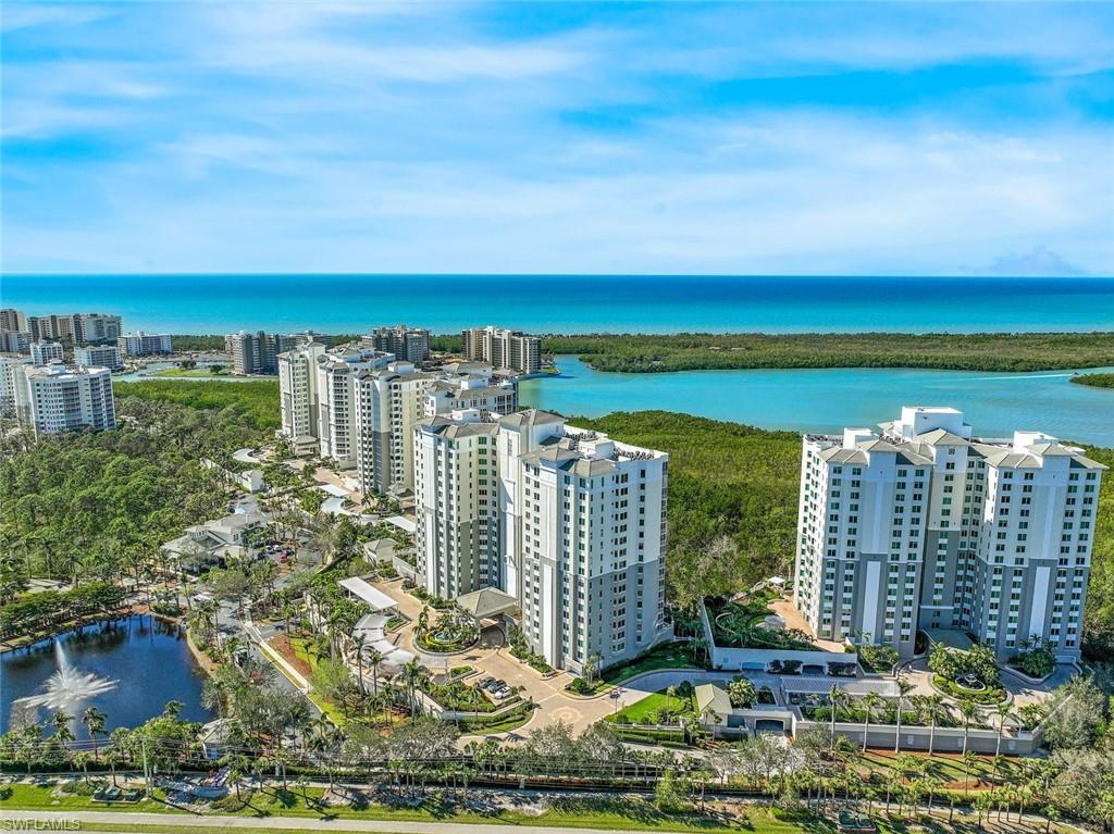 a view of a city with tall buildings