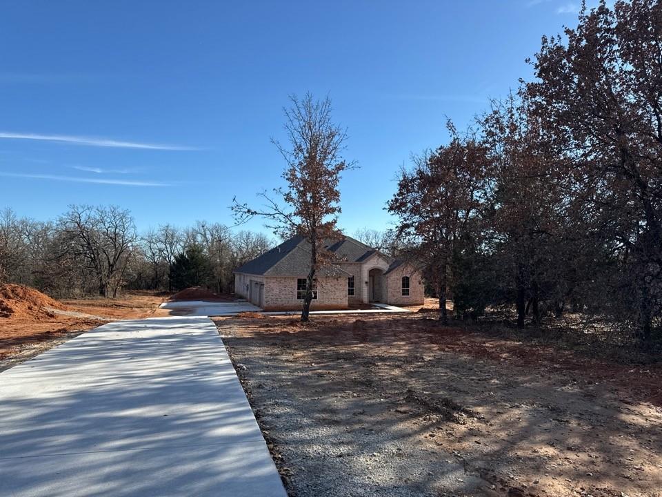 a view of a outdoor space with trees around