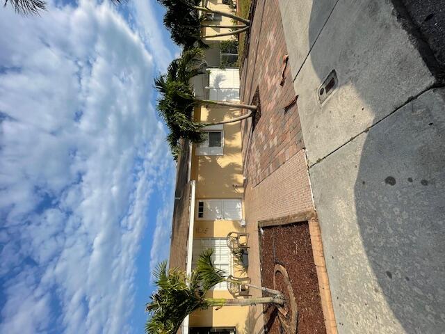 a view of a street with houses