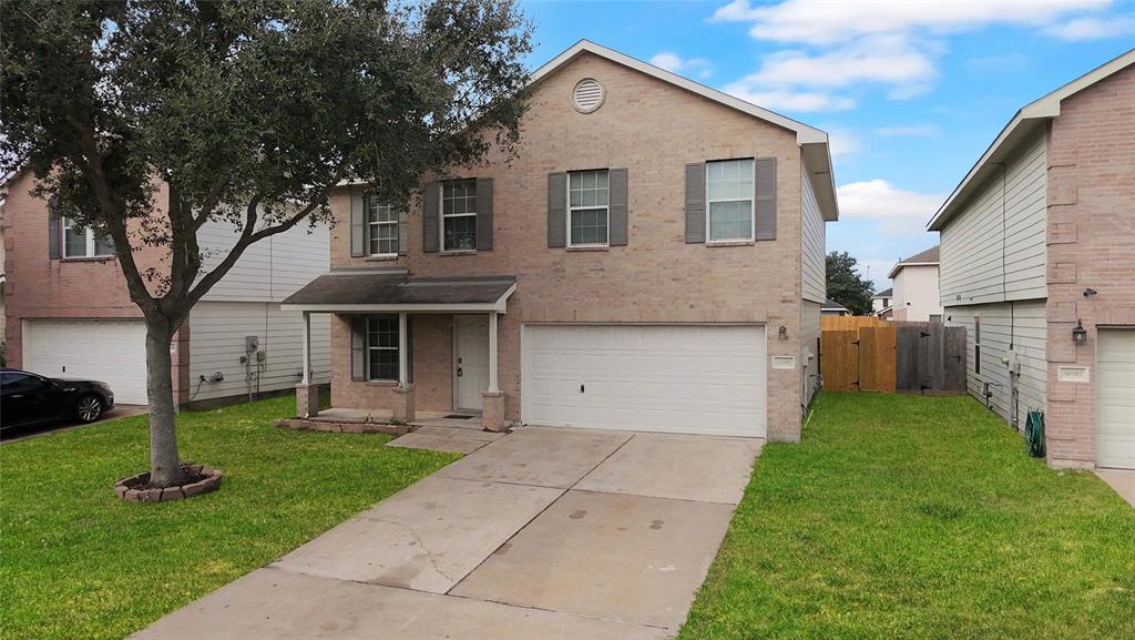 a front view of house with yard