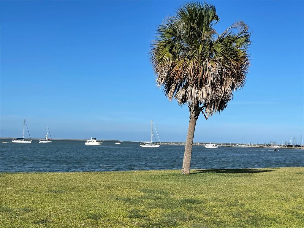 A view of upper Galveston Bay from right in front of the lot.