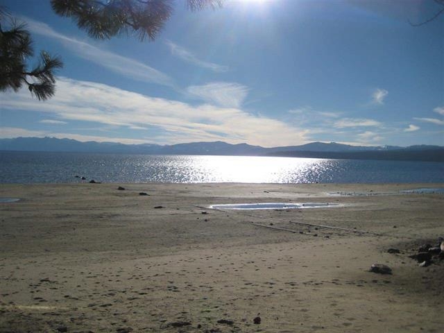 a view of beach and small space