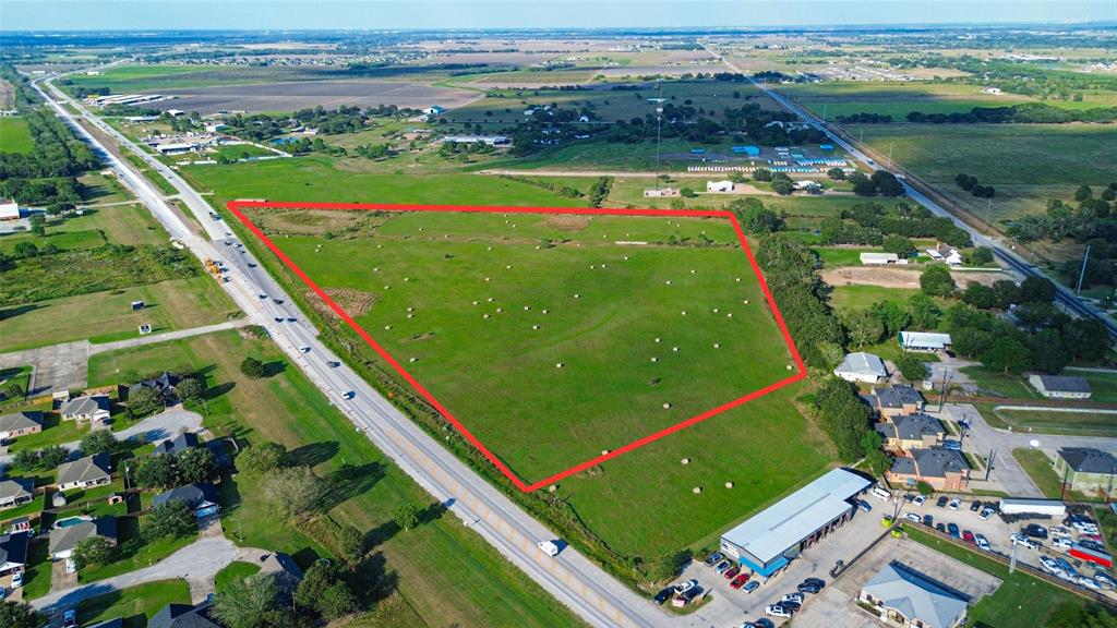 an aerial view of a football ground