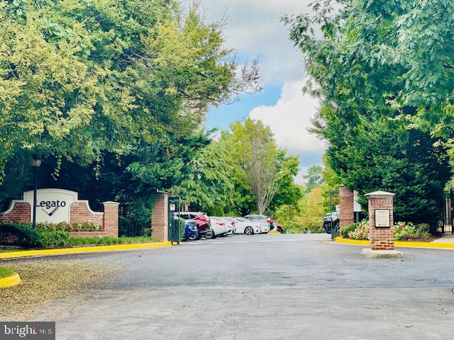 a view of street with houses