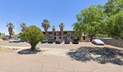 front view of apartment complex