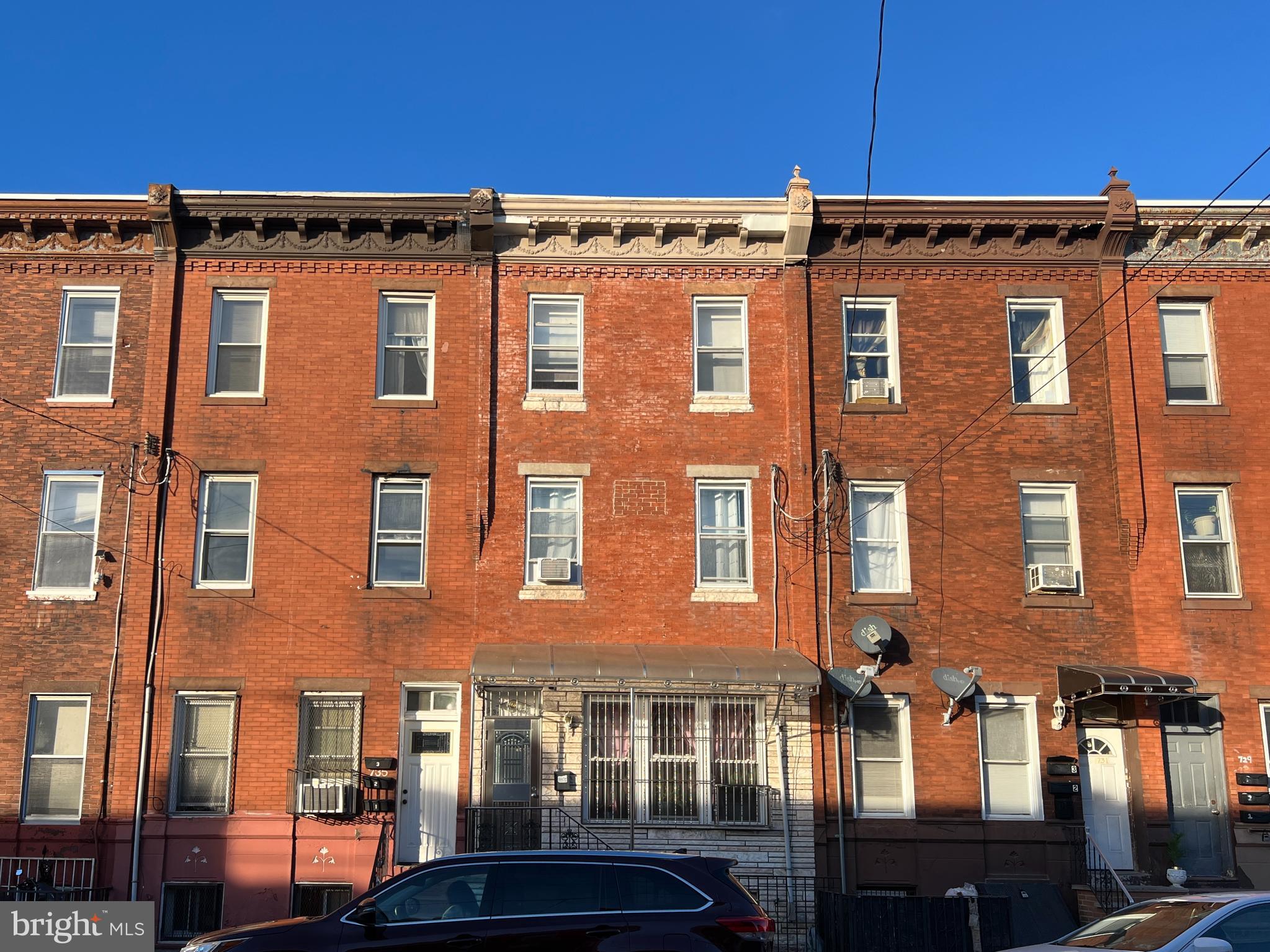 a view of a building with many windows