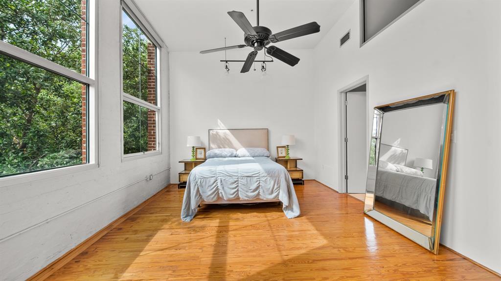 Generously sized Master Bedroom, Original hardwoods from 1936