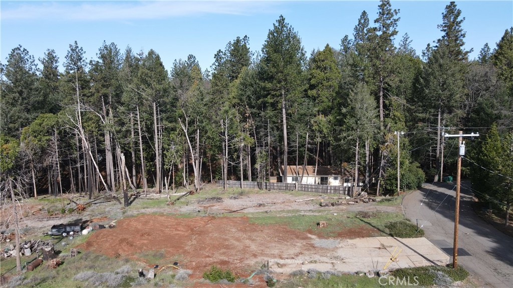 a view of outdoor space with trees