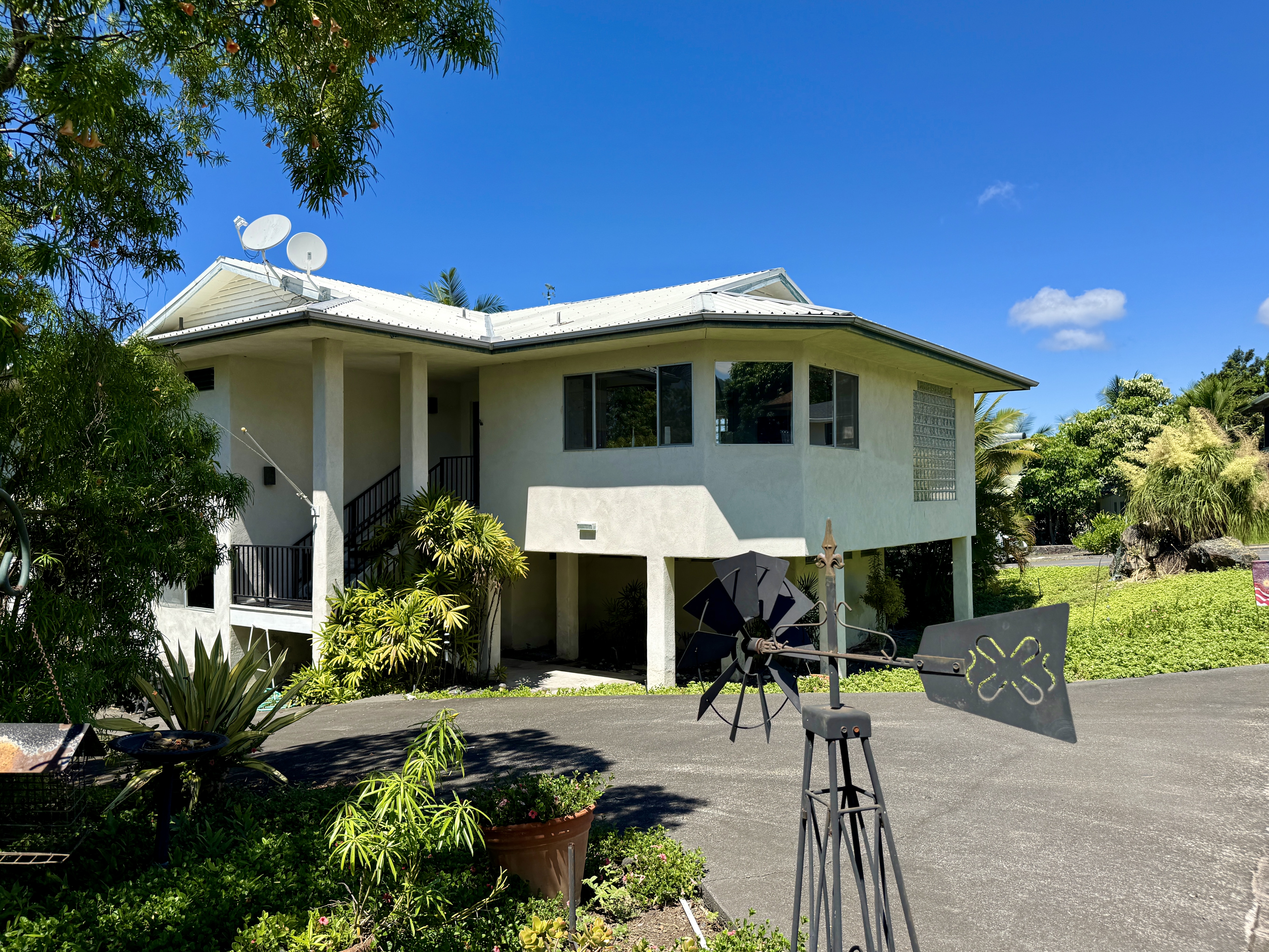 a front view of a house with a porch