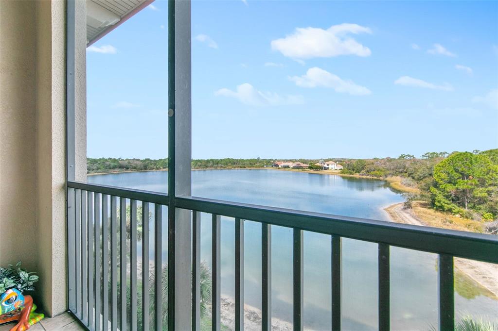 Lake views from living room and lanai