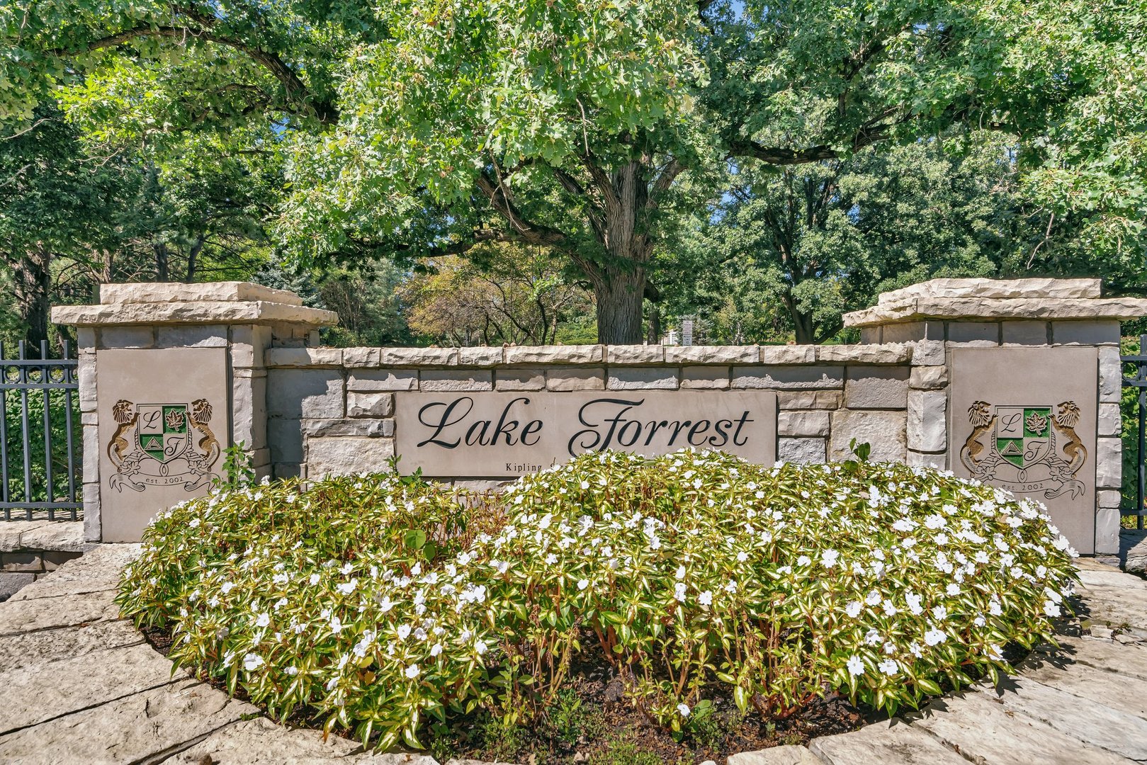 a view of a sign board