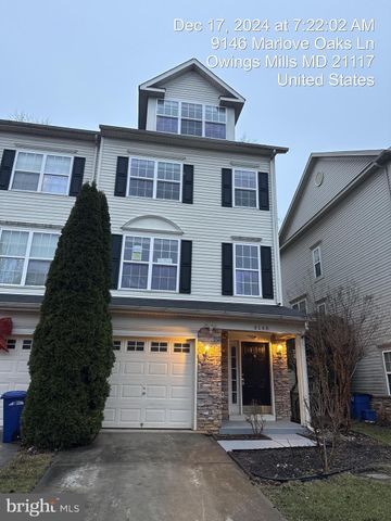 $399,900 | 9146 Marlove Oaks Lane | Owings Mills