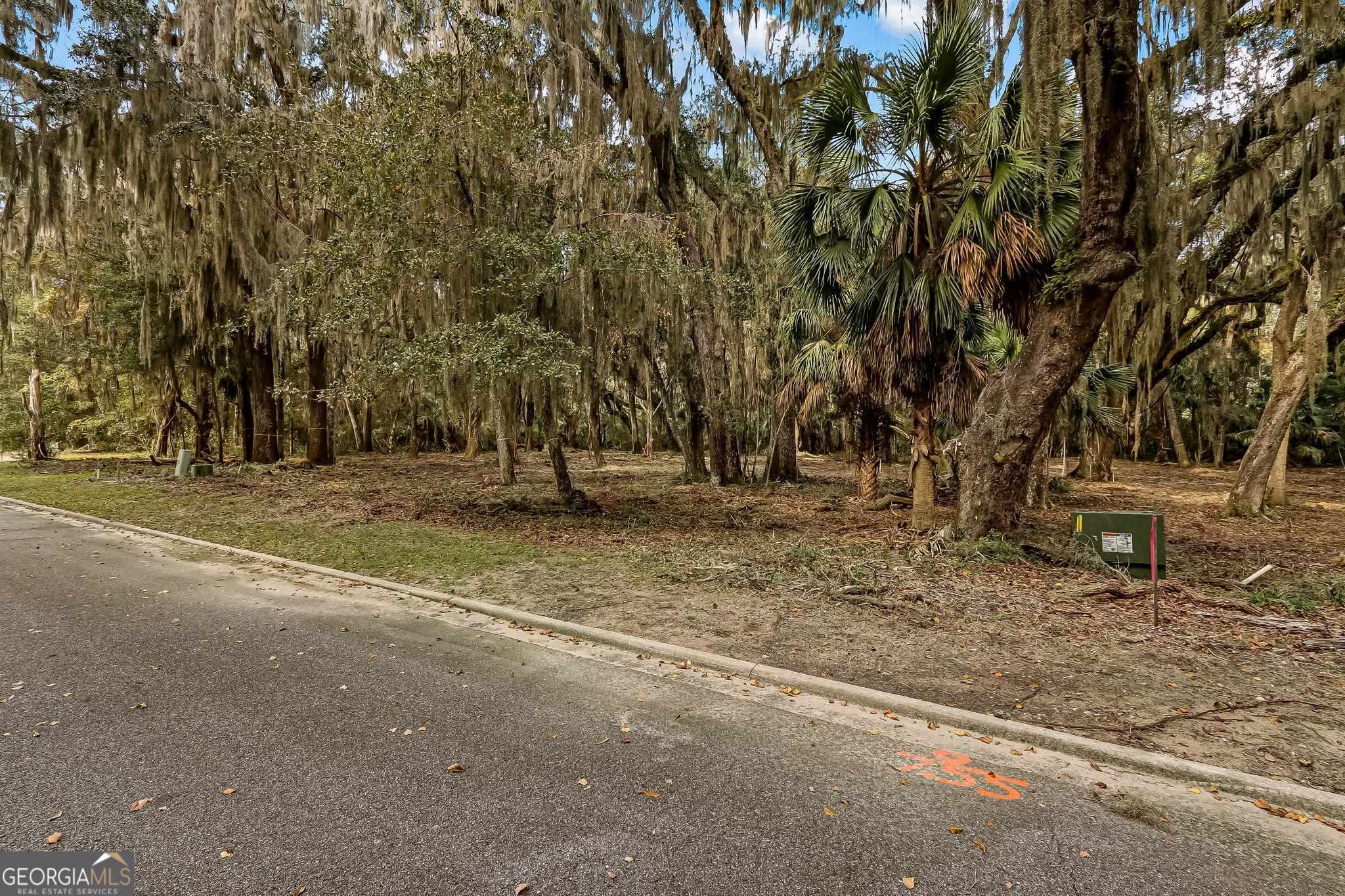 a view of outdoor space with trees