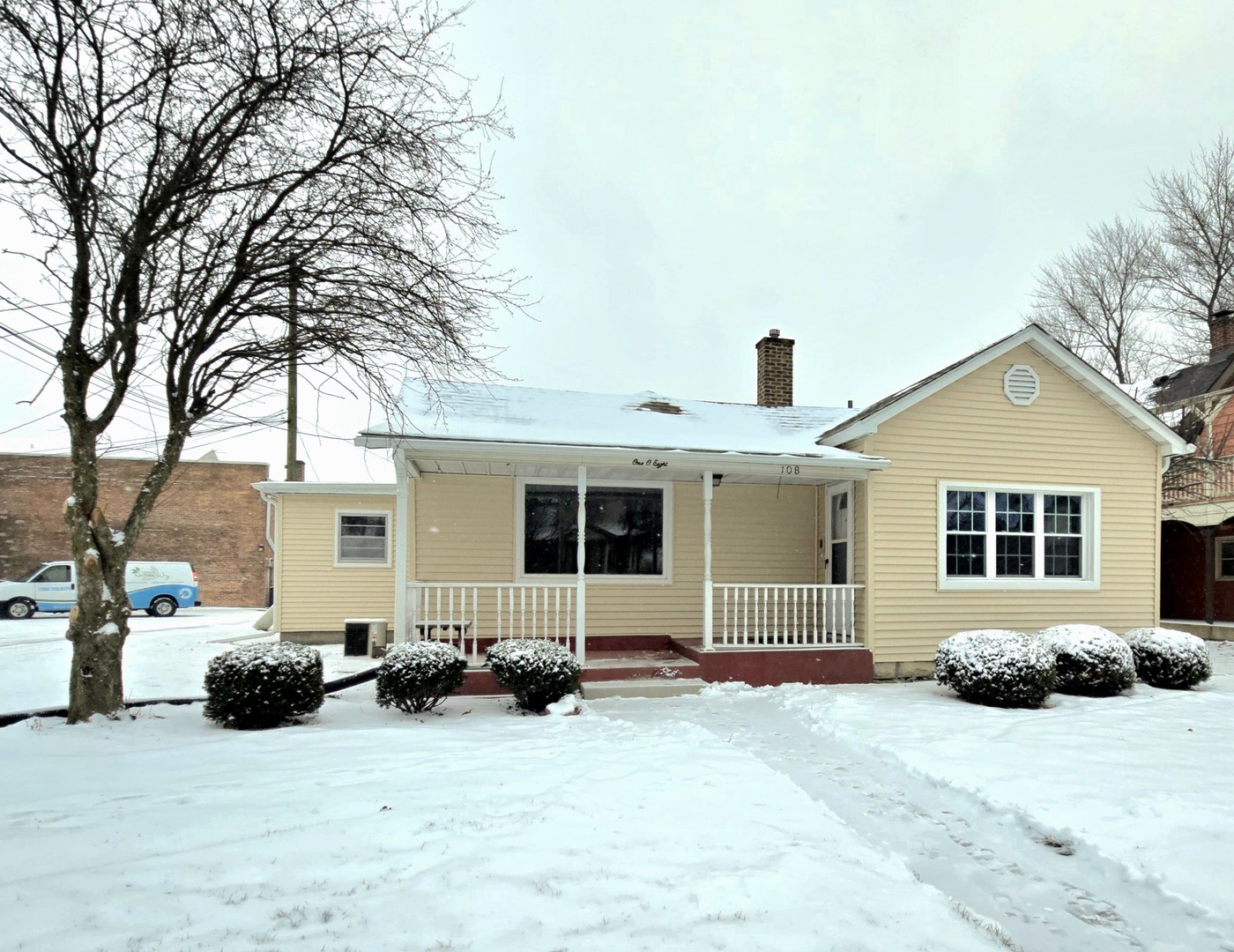 a view of a house with a patio