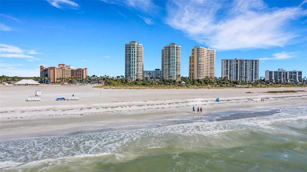 The Grande as seen from the beach.