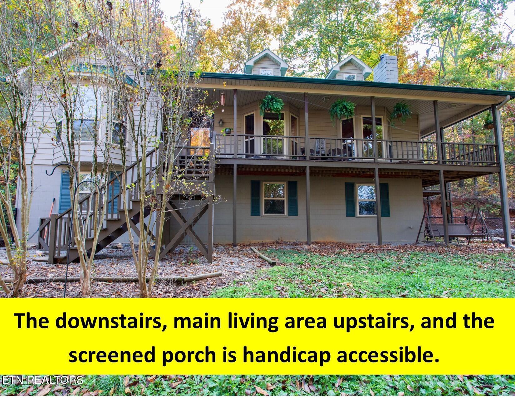 Front view with handicap accessible