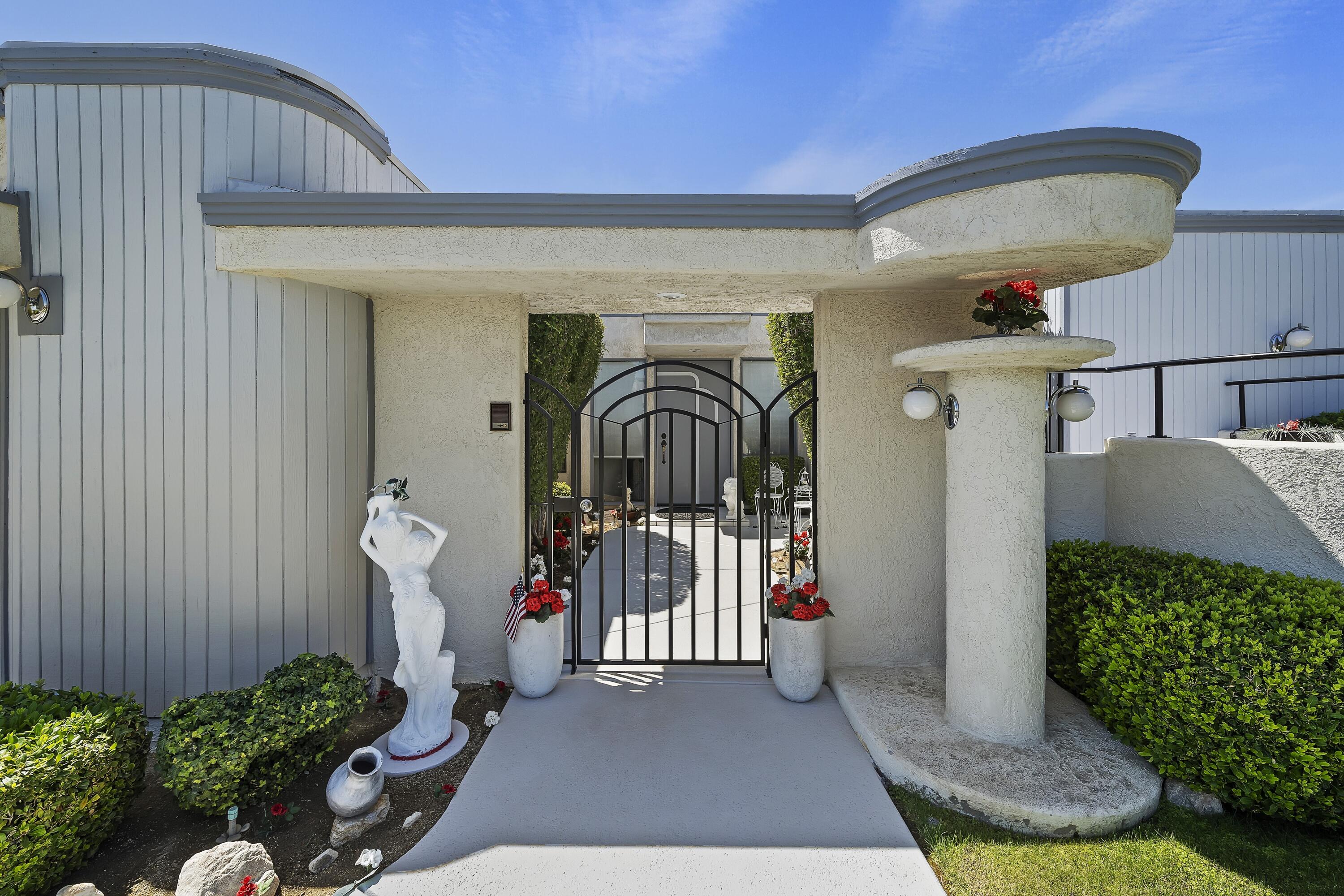 a view of front door and porch