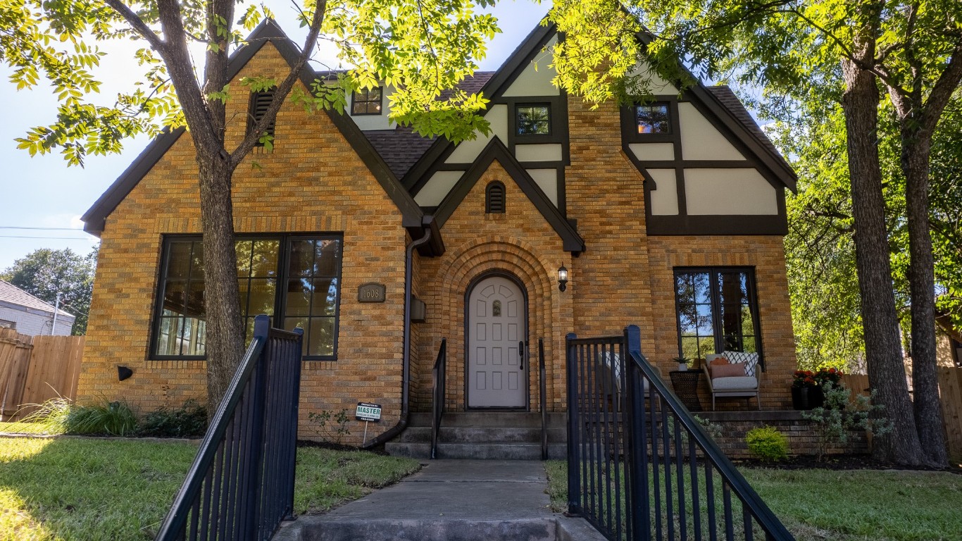 This Tudor revival captures all of the beauty of the timeless charm Travis Heights but because it was rebuilt in 2010 has been updated for modern living.