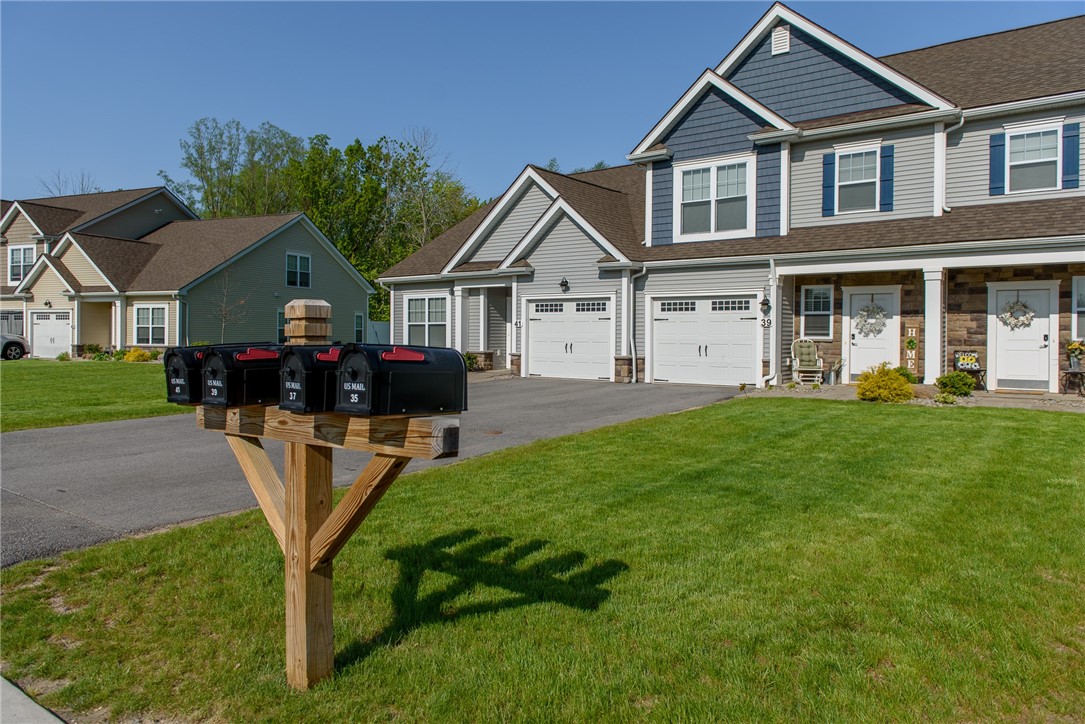 Typical 2-story townhome exterior