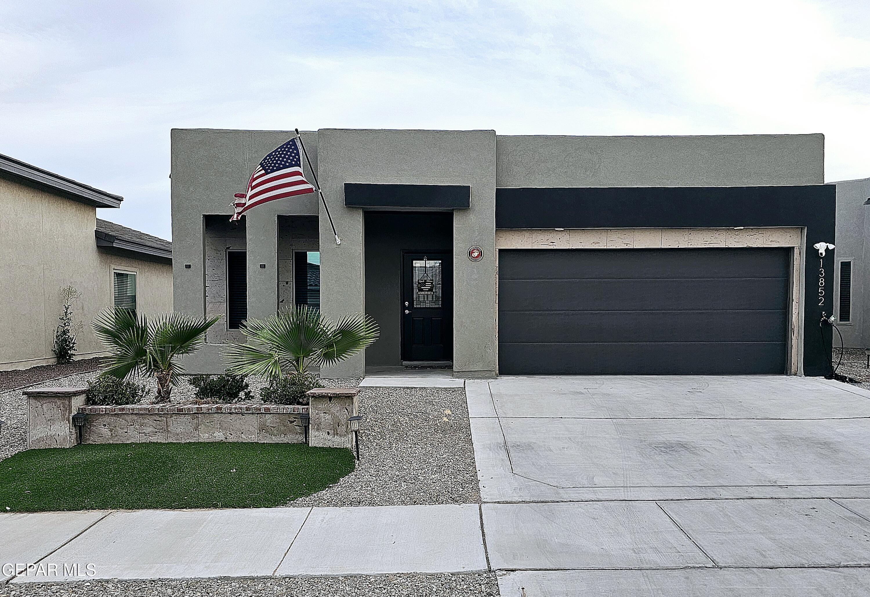 a house with a outdoor space