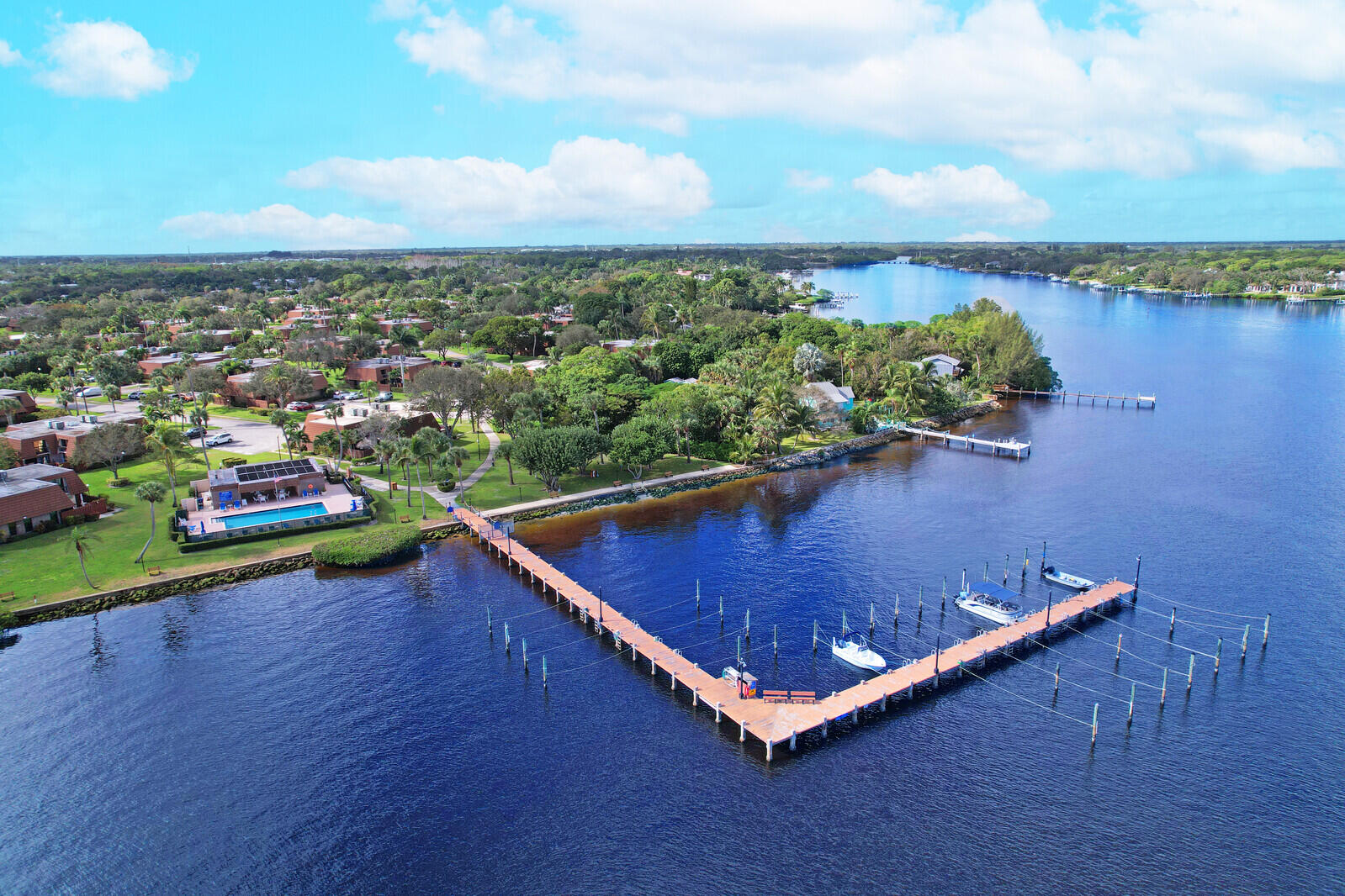 aerial with dock