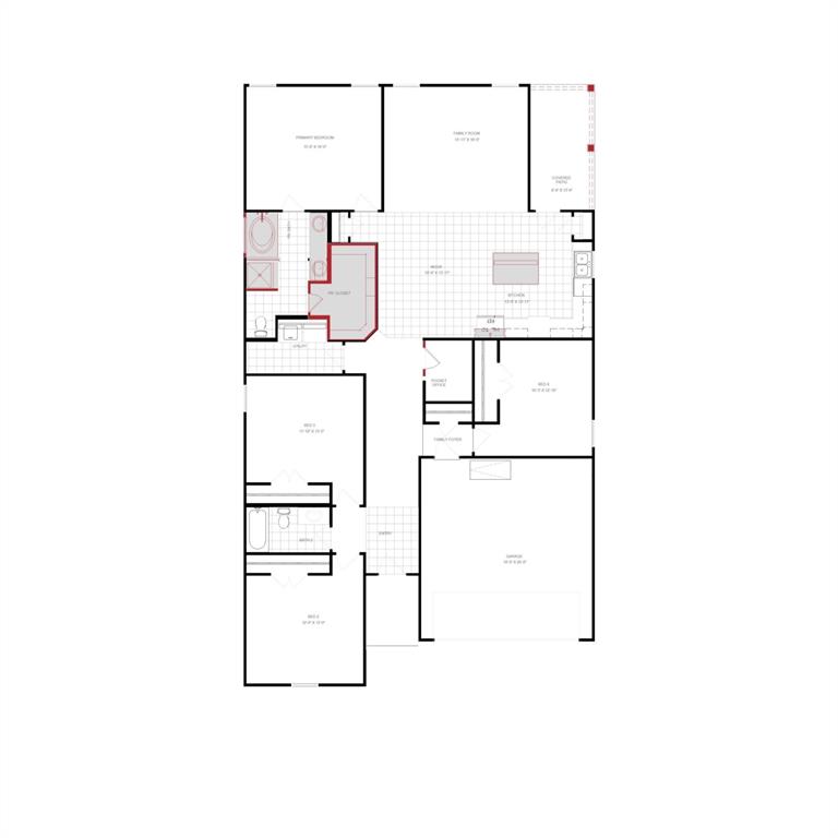 a picture of floor plan