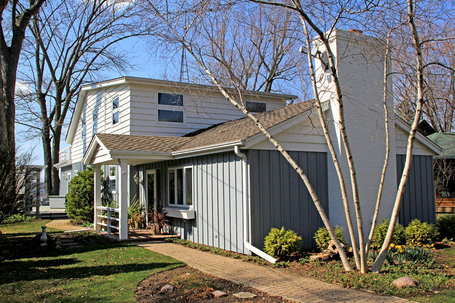 A Street Side Exterior Looking To Lake