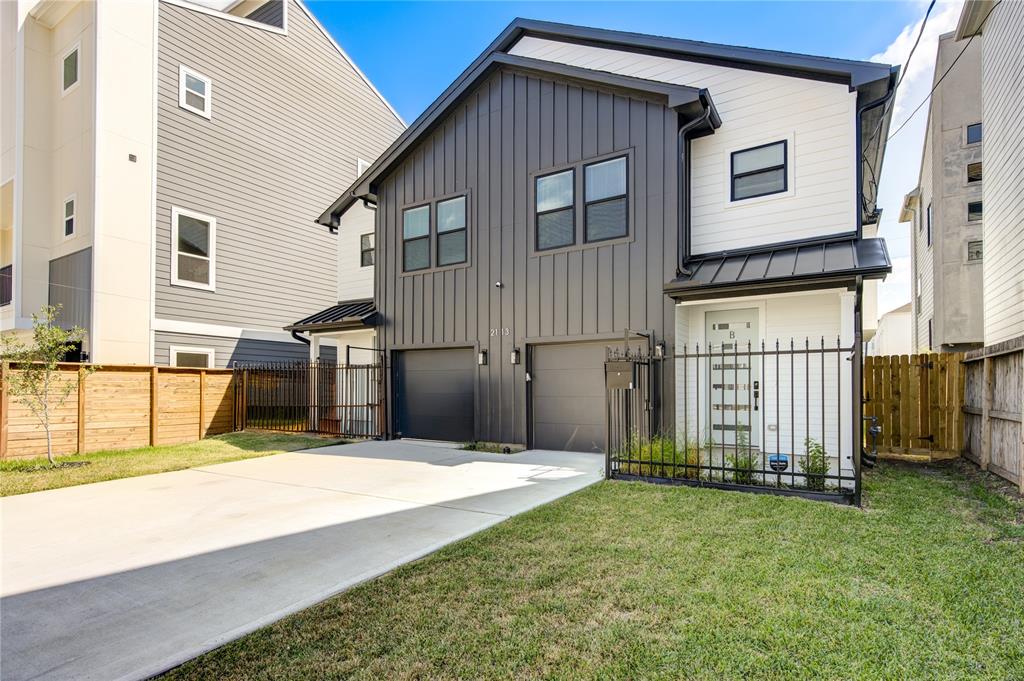 a backyard of a house