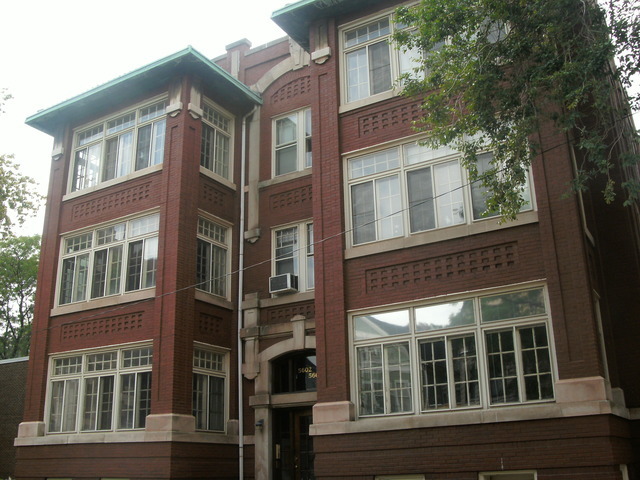 a front view of a building with a window