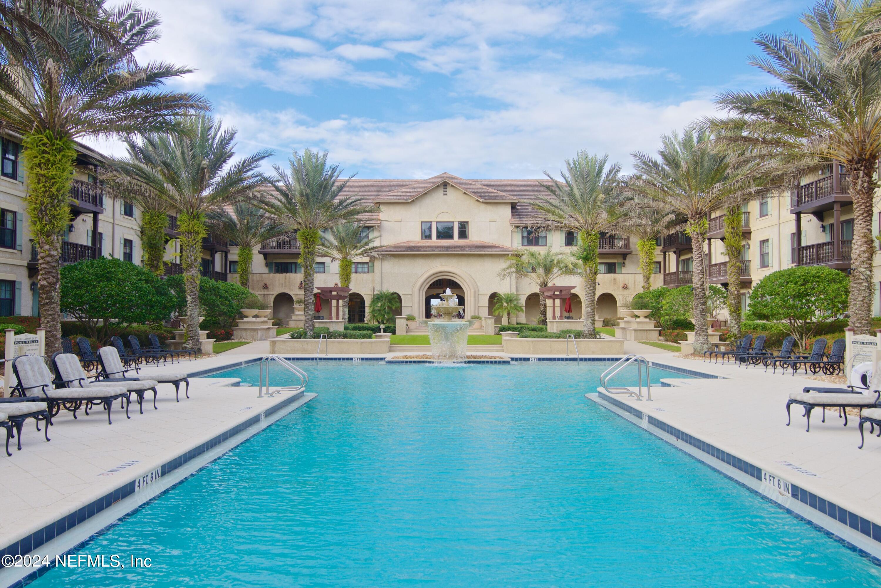 Resort style pool