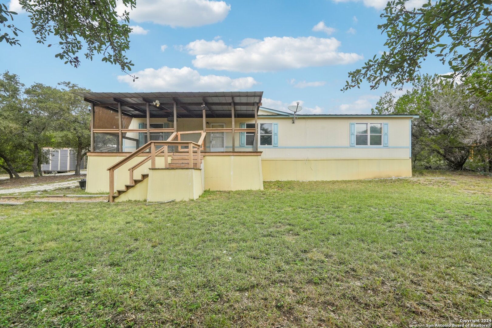 front view of house with a yard