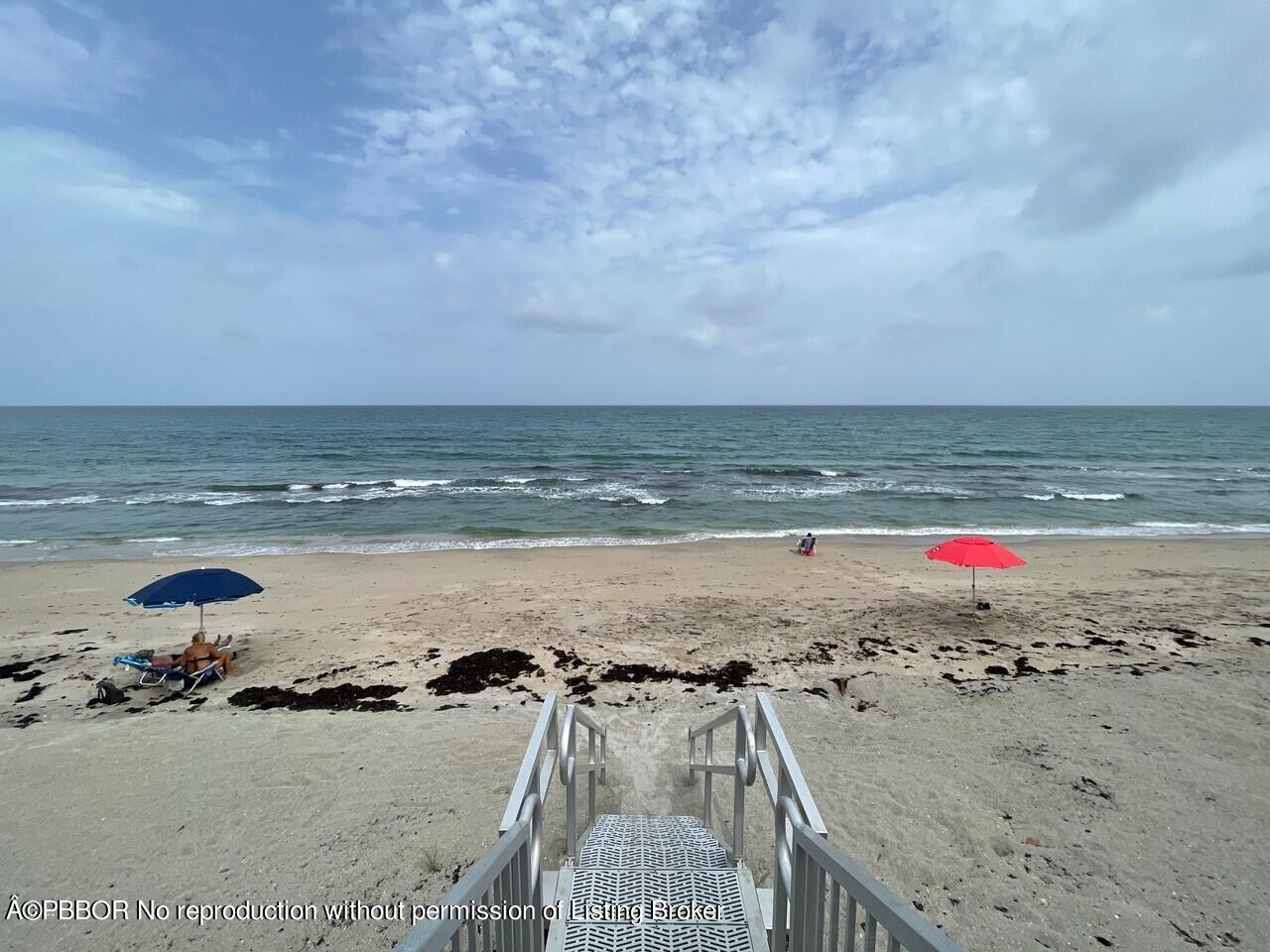 a view of a lake and a beach