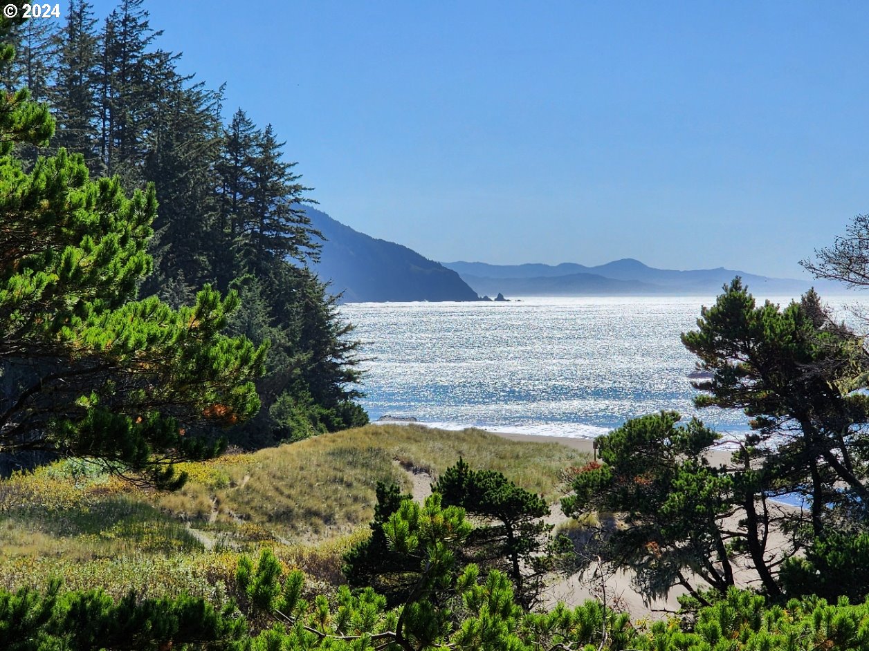 a view of ocean view with mountain