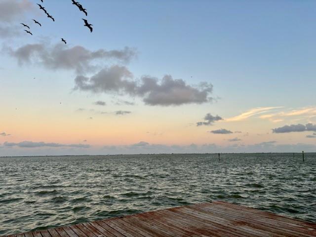 a view of ocean with beach