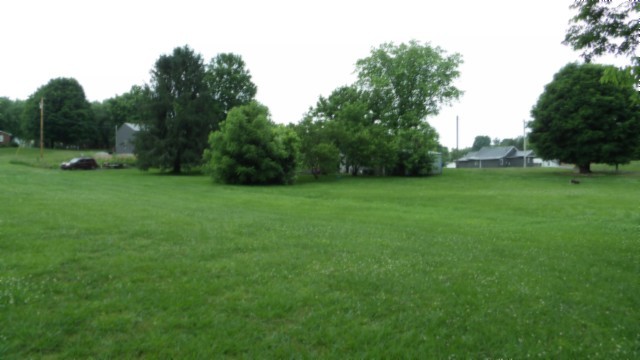 a view of a grassy field