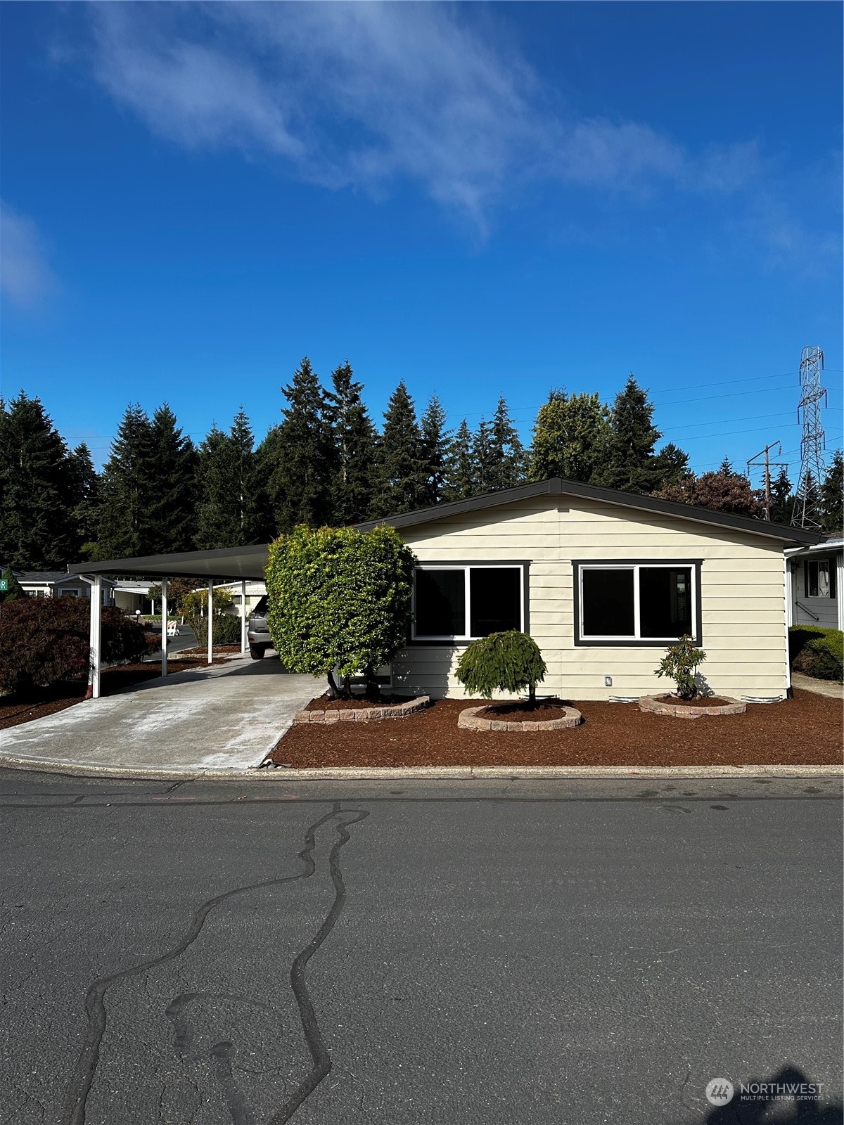 a front view of a house with yard