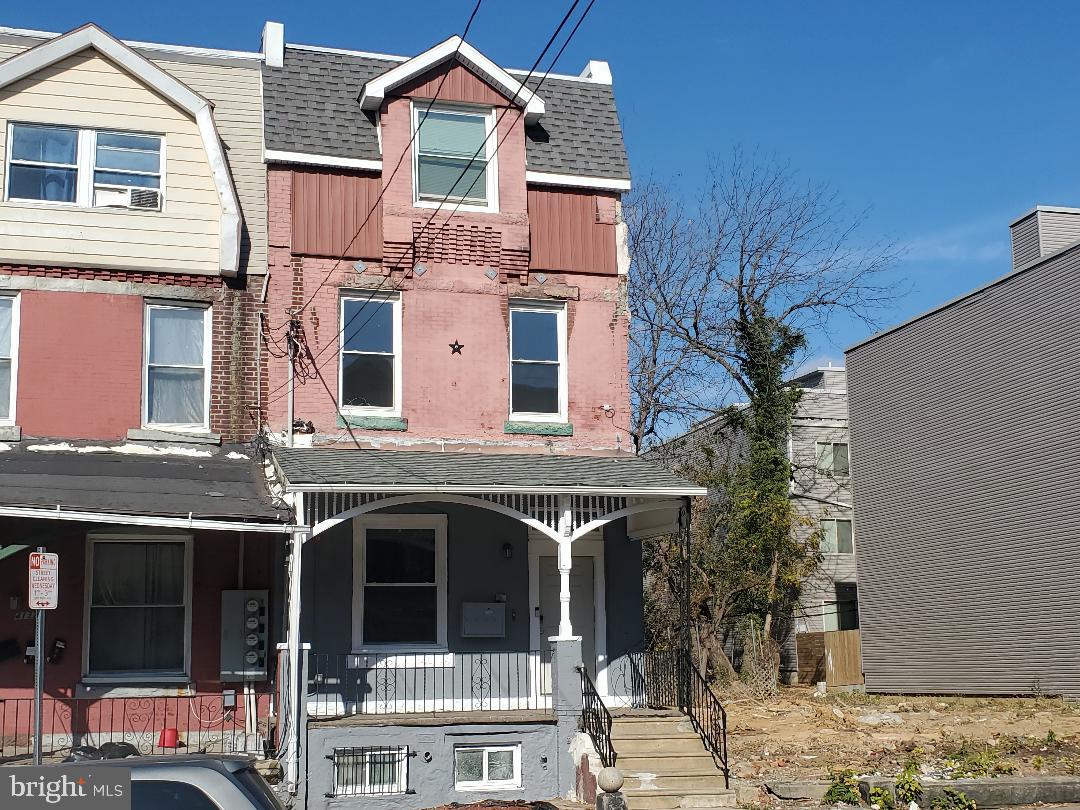 front view of house with a street