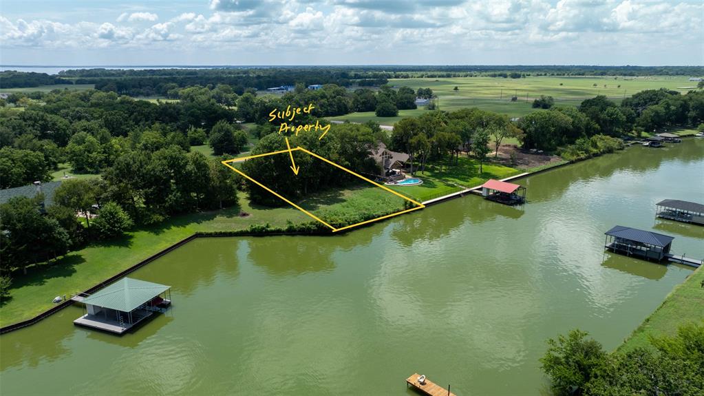 an aerial view of tennis court