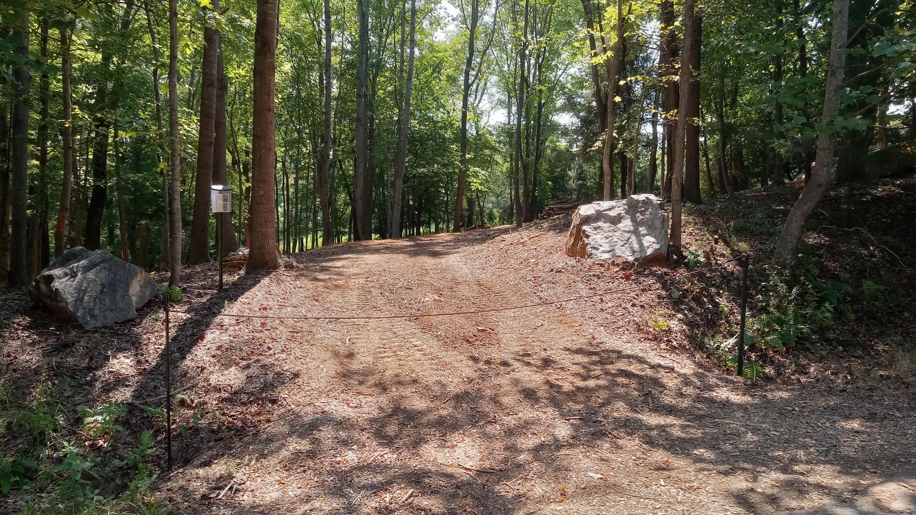 a view of a out door space area