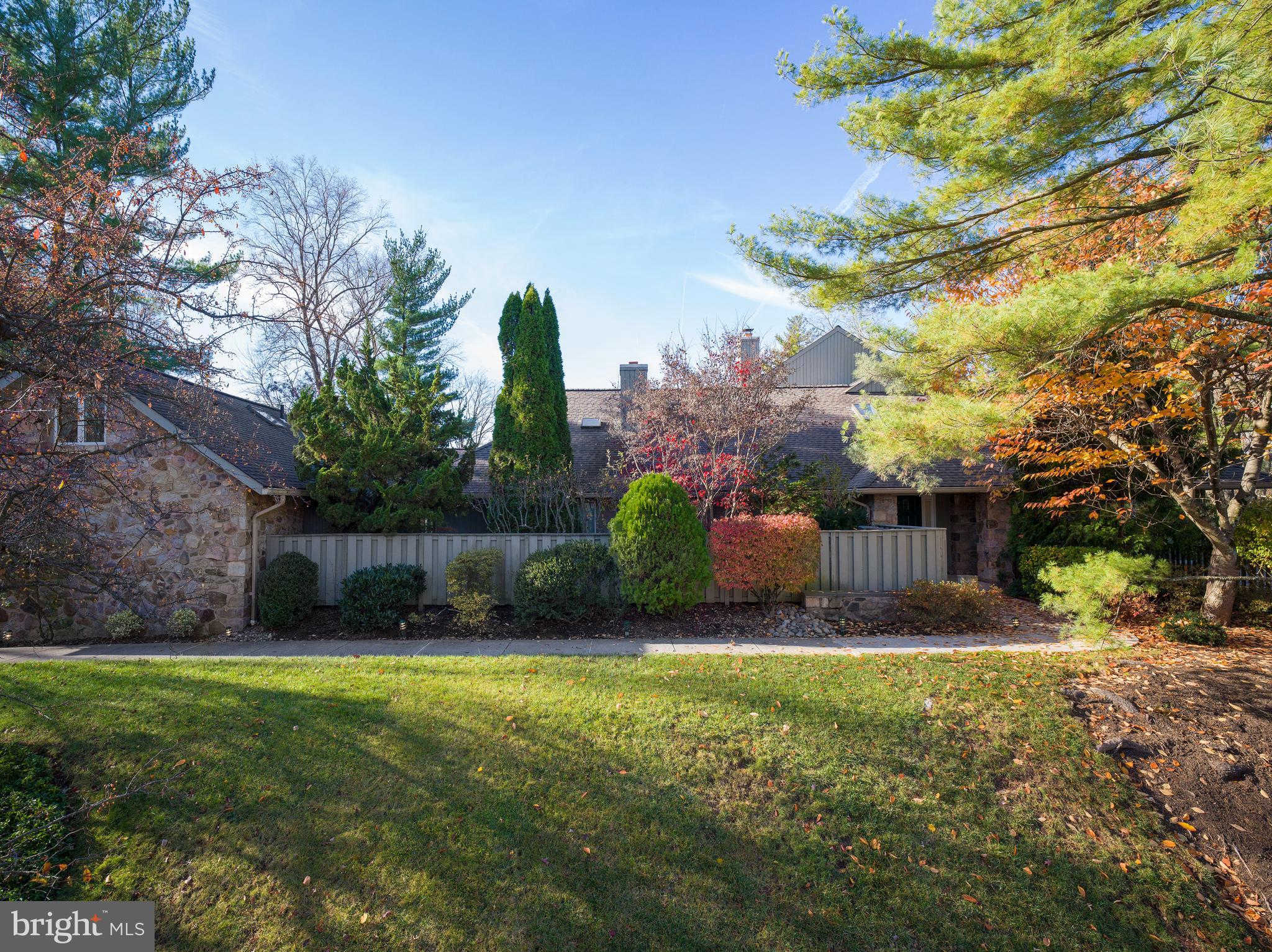 a view of a backyard with a garden