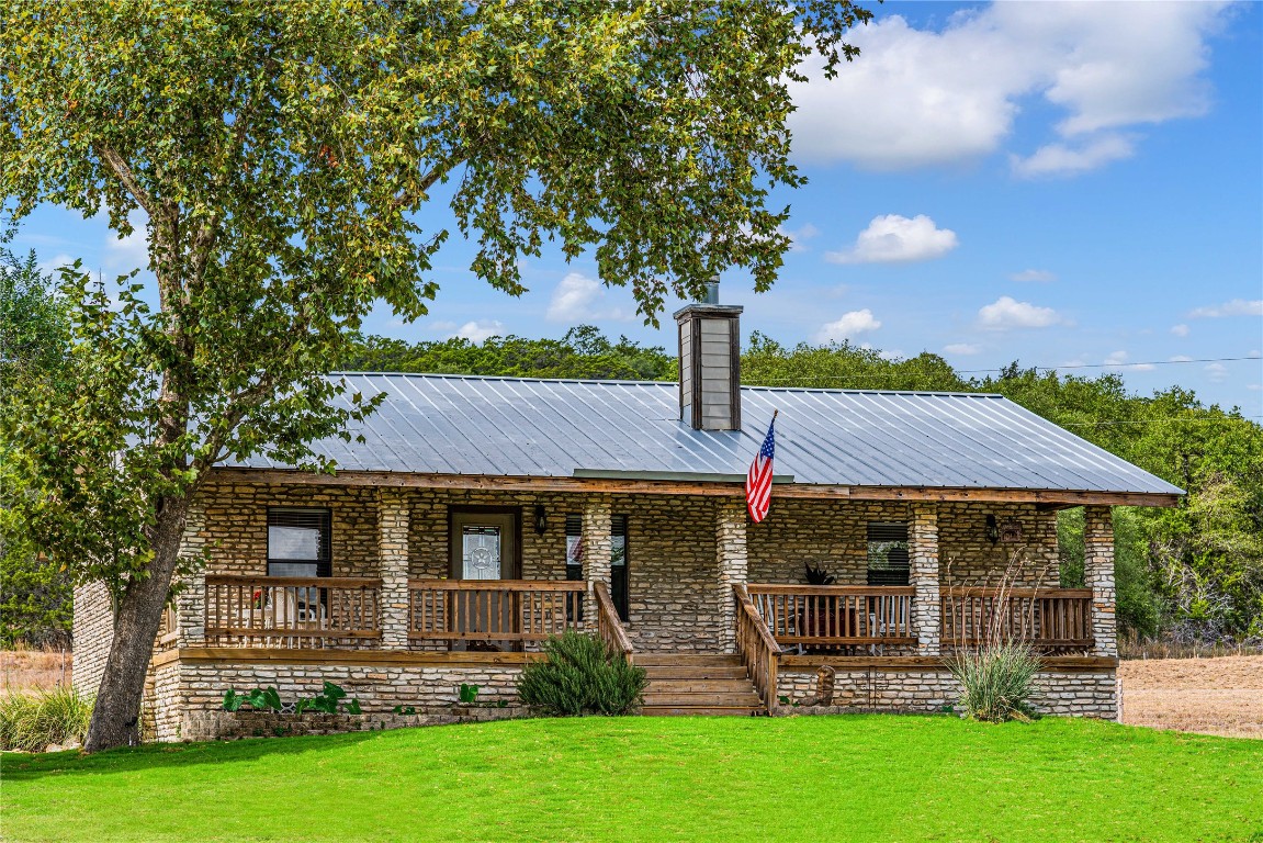 Huge shaded porches welcome you to the Hill Country