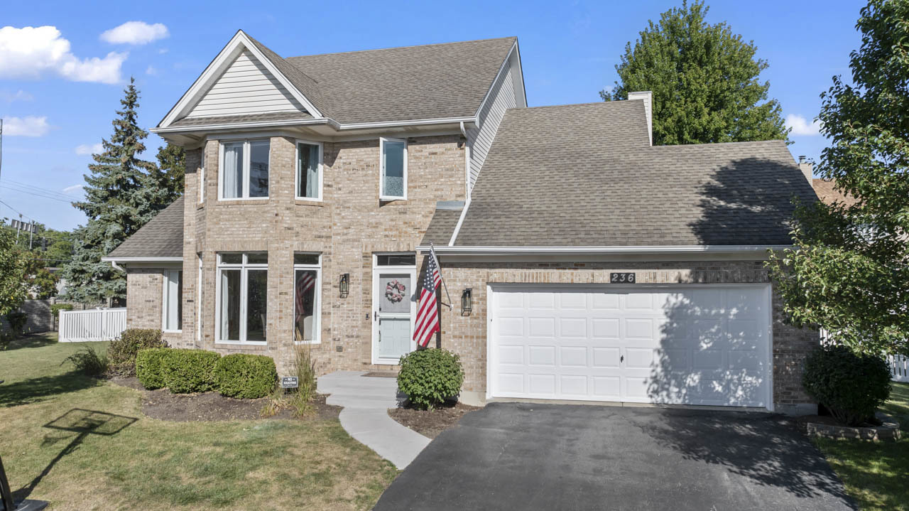 front view of house with a yard