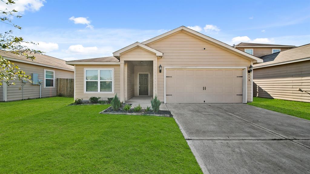 Welcome home to 836 Crystal Lakes! This 1 story home sits on a spacious lot with ample yard space in front and the back, lush landscaping and well-maintained yard!