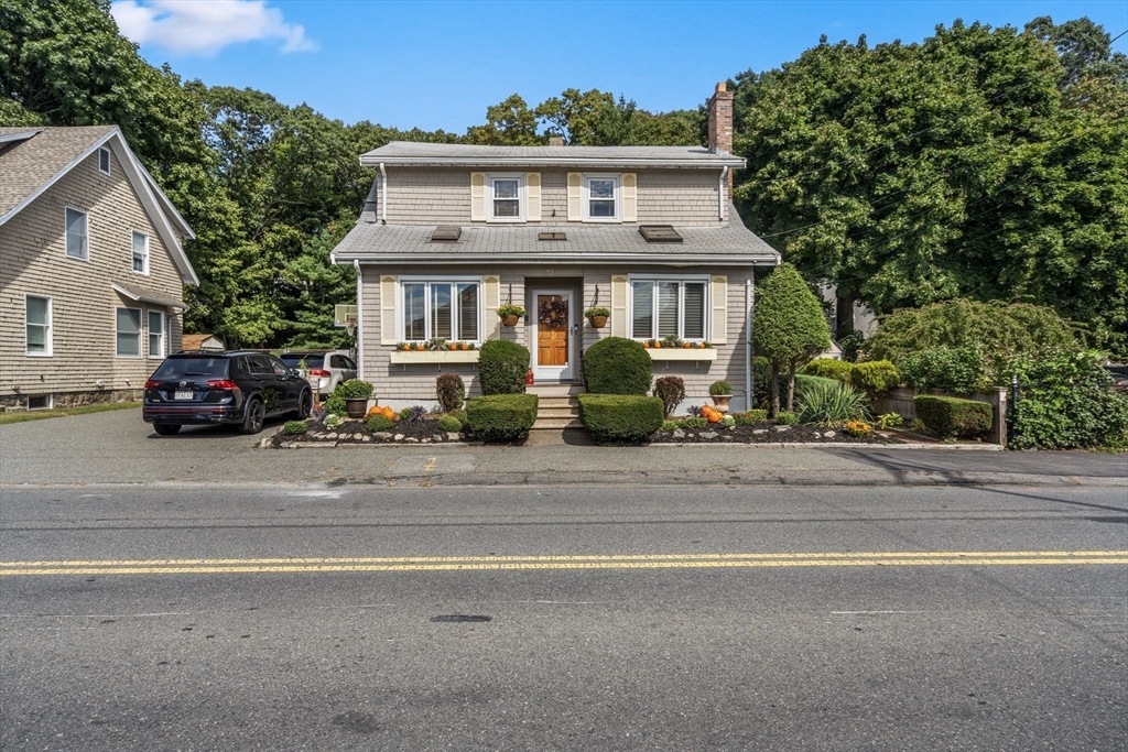 front view of house with a street