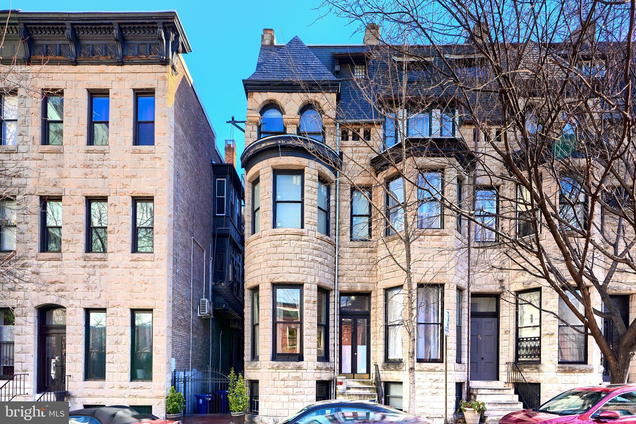 a front view of a multi story residential apartment building