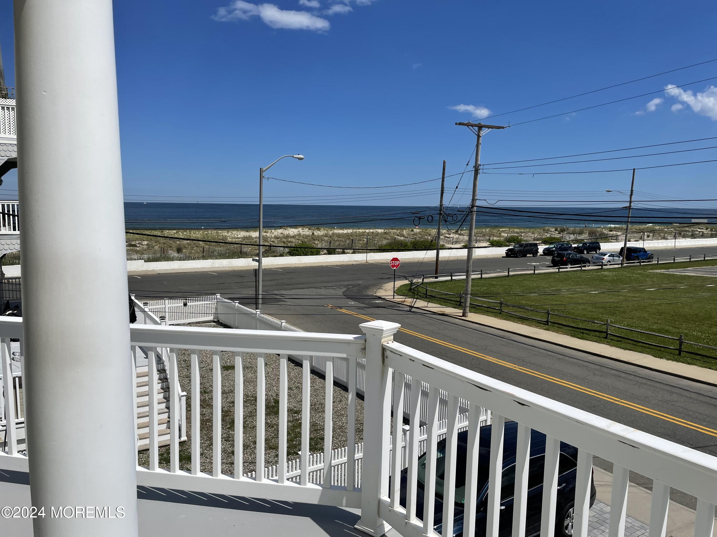 a view of a balcony