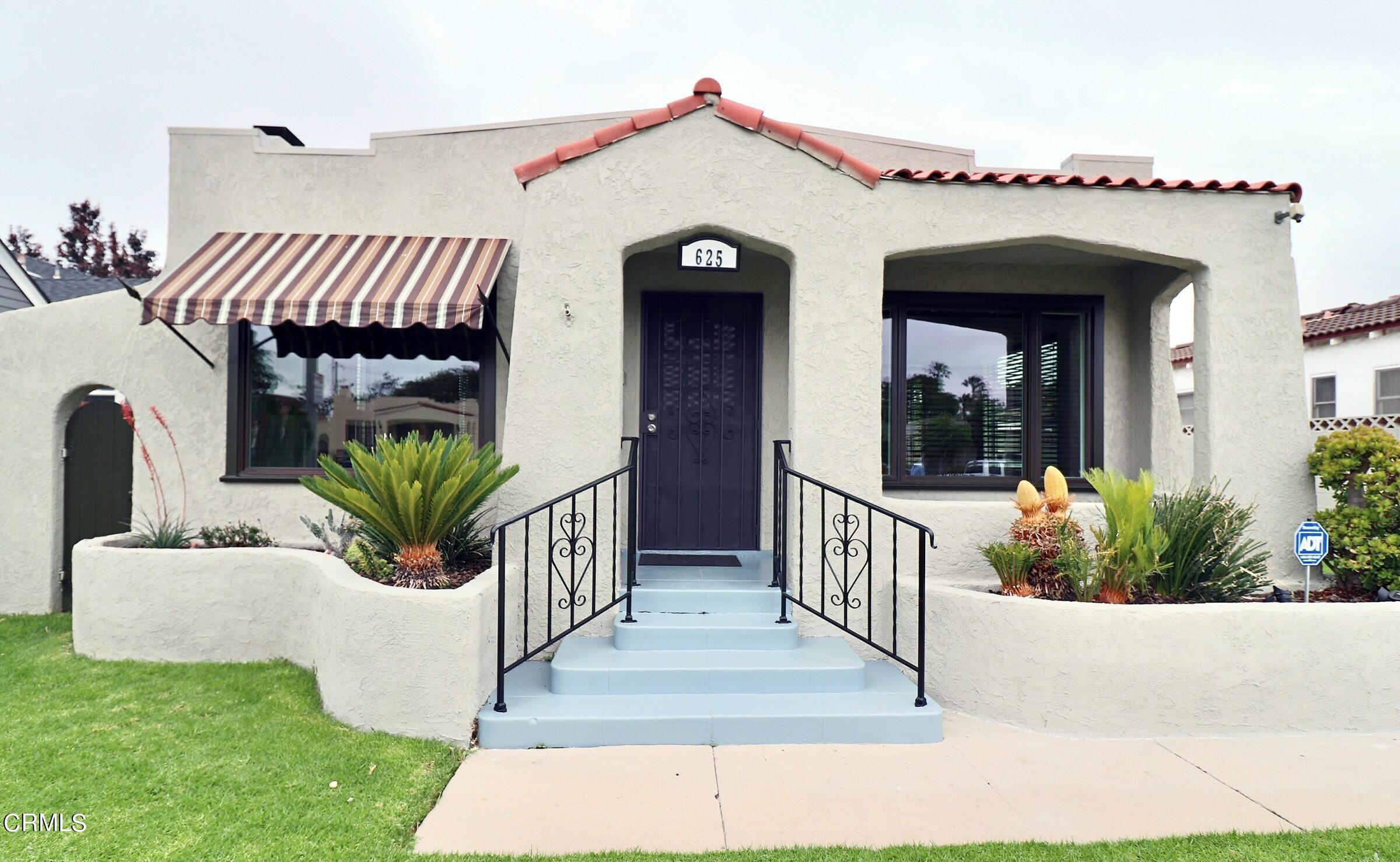 a view of a house with a porch