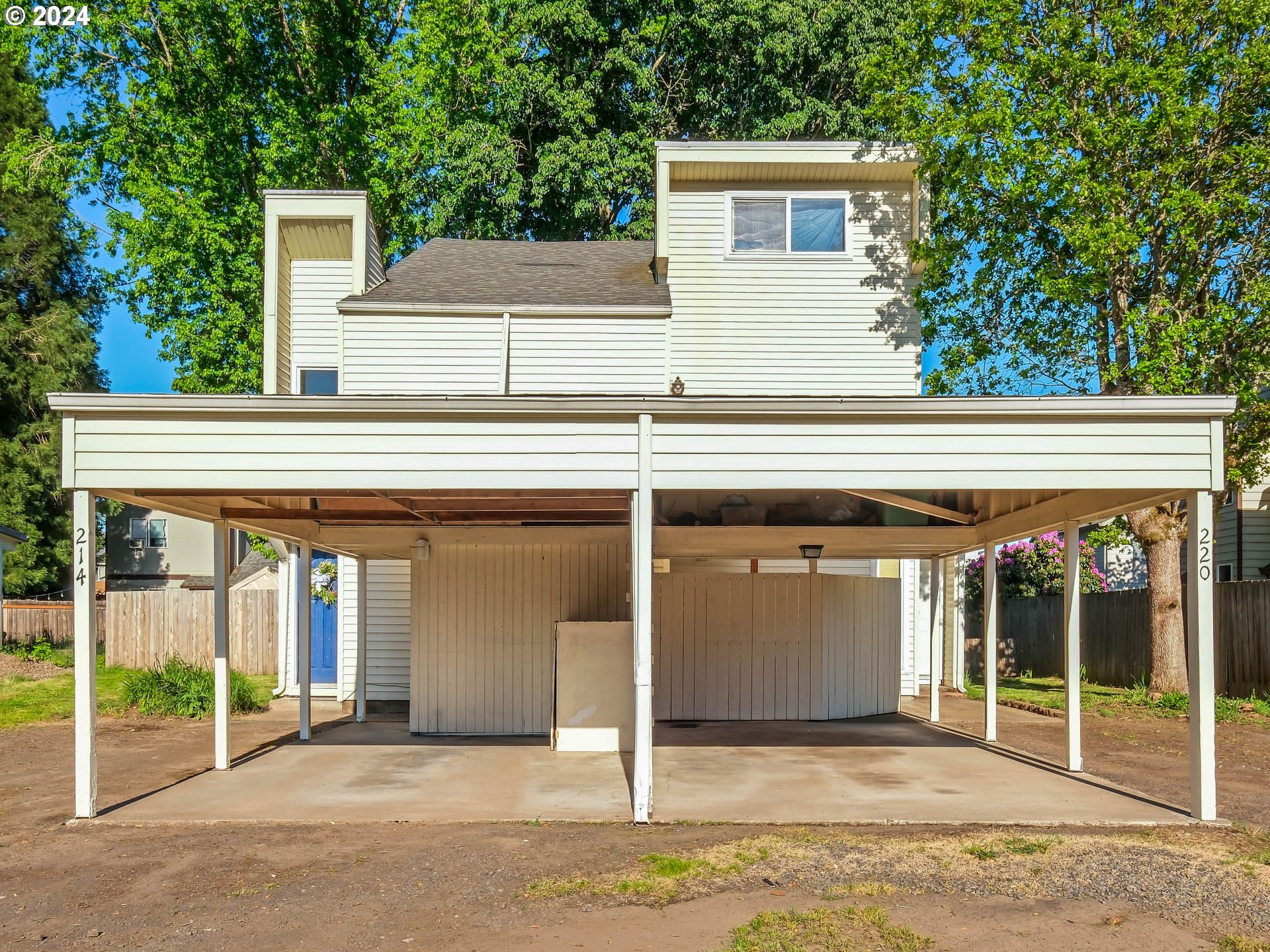 front view of a house with a porch