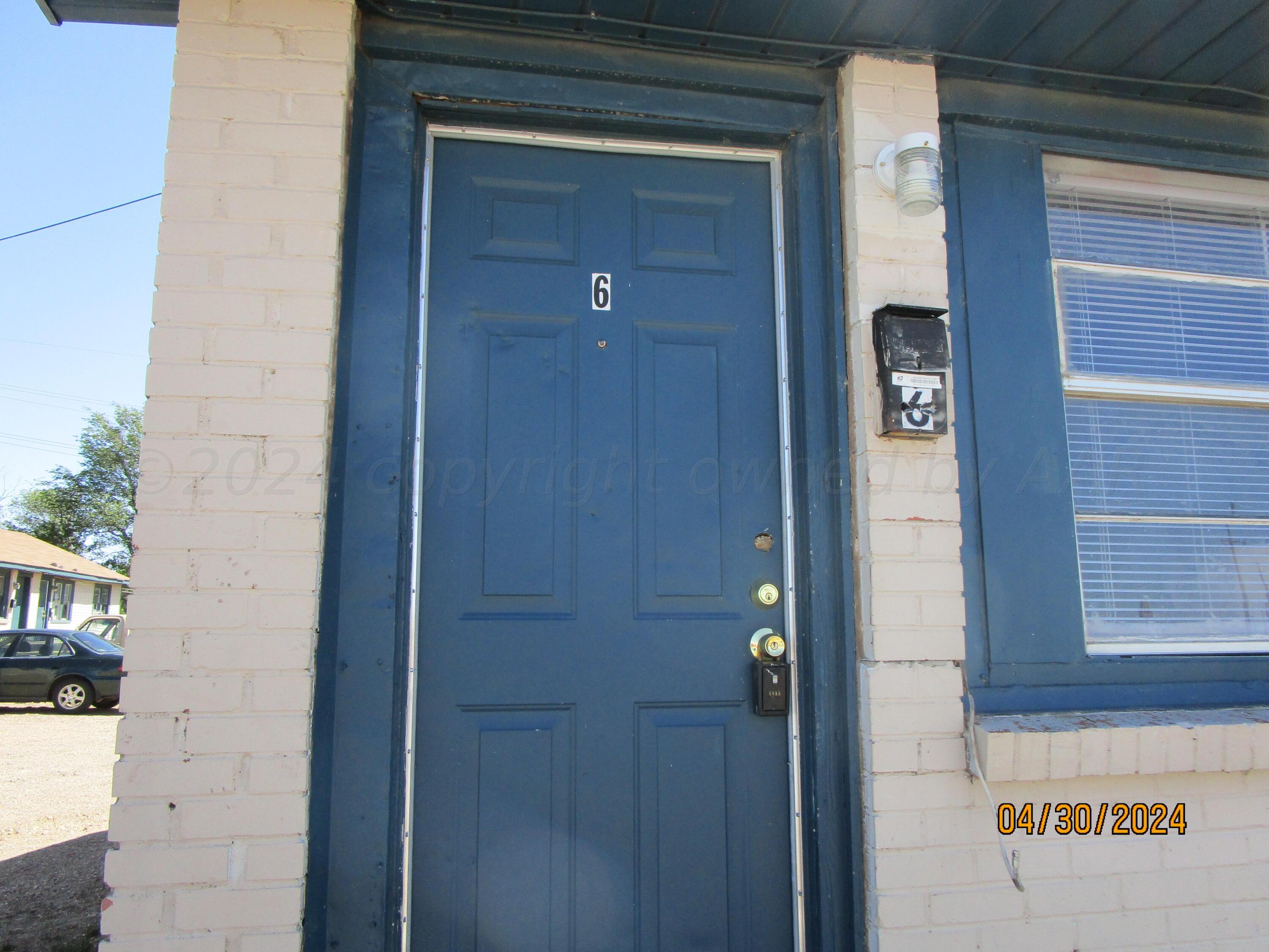 a view of front door