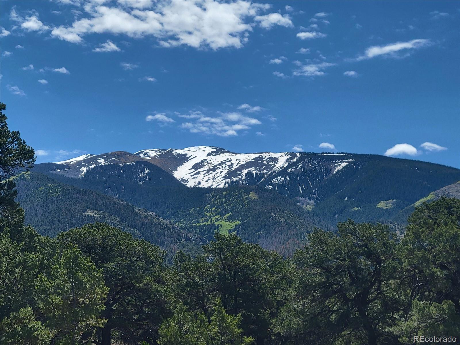 a view of an outdoor space and mountain view